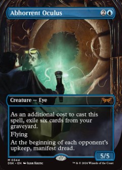 Abhorrent Oculus Duskmourn- House of Horror Alternate Art